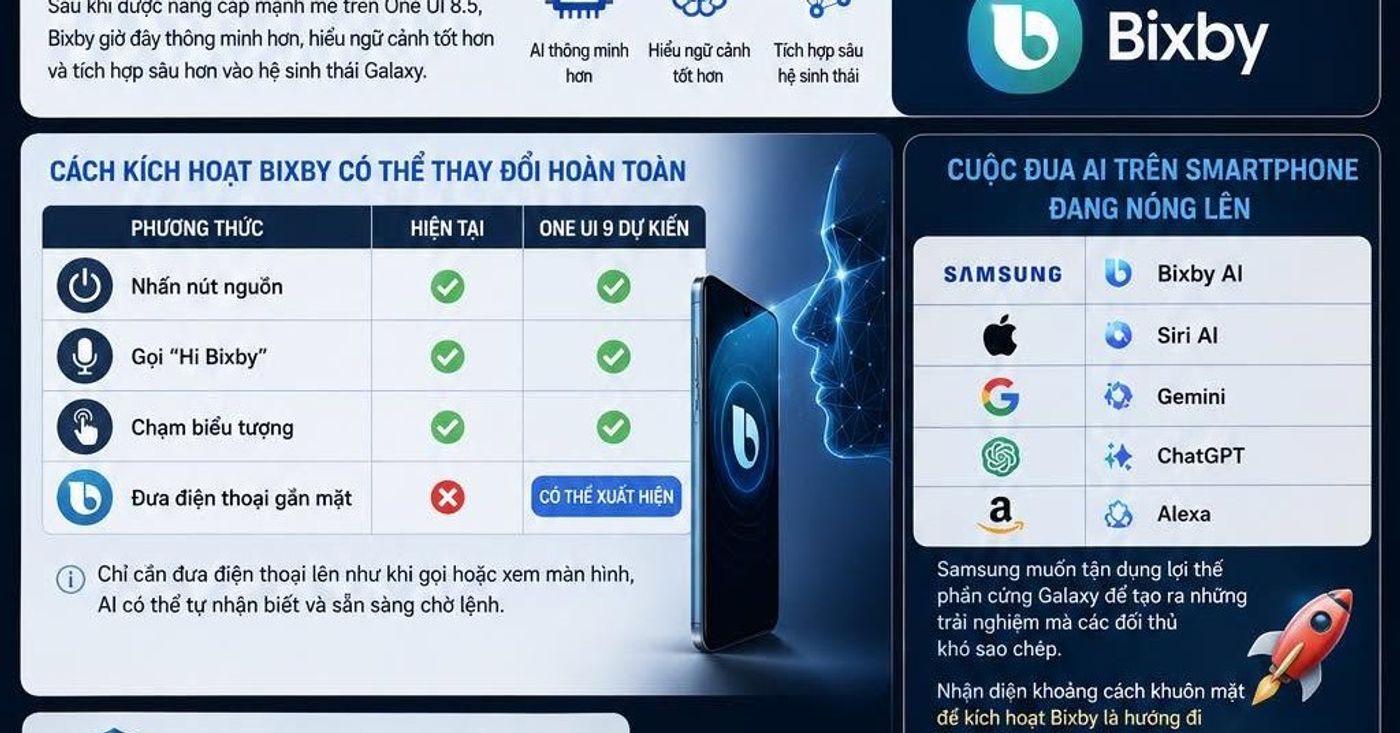 One UI 9 Can Turn Bixby Into an AI Assistant Activated with Just One Gesture, Is Samsung Preparing to Change the Way We Use Smartphones?