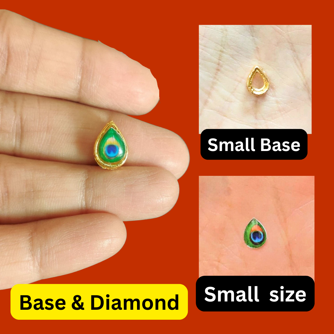 Morpankh Drop Small (Base + Diamond) (pack of 50)