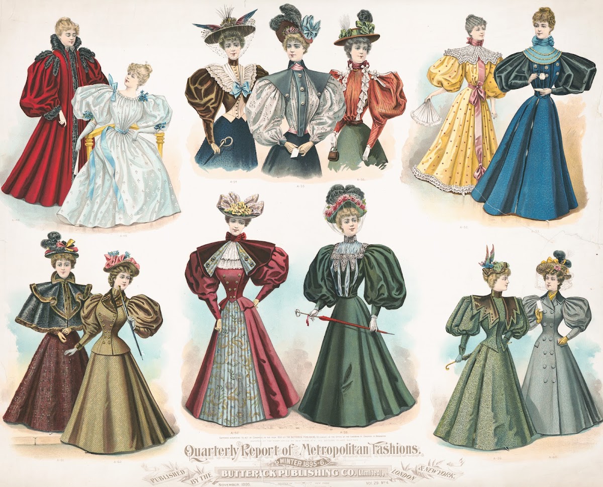 Quarterly report of metropolitan fashions Winter 1895 6 1895