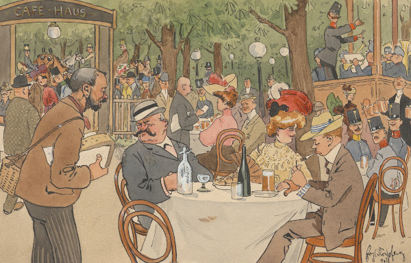 Cafe Haus auf der Hauptallee 1907