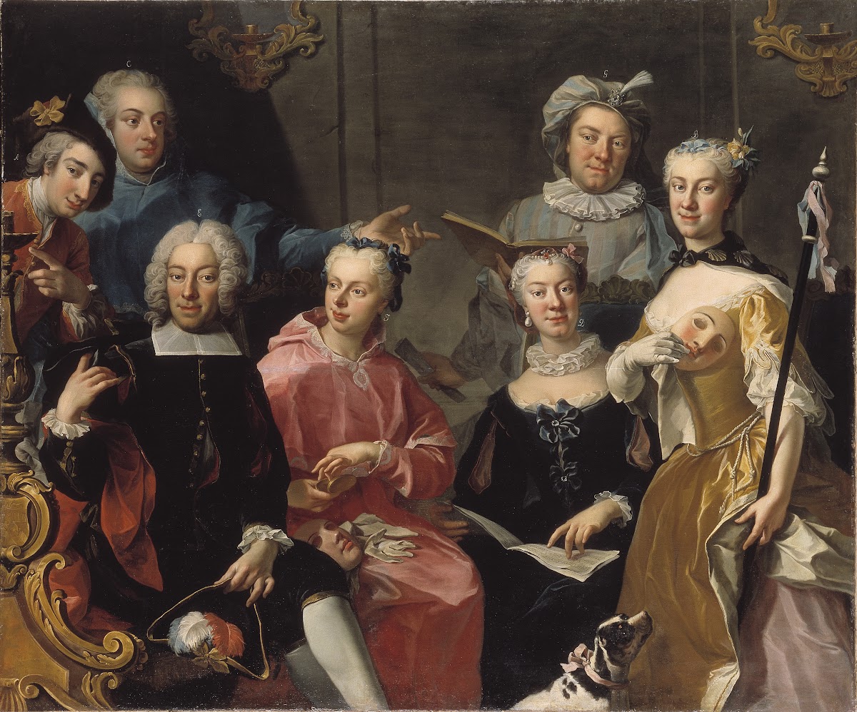 Ulrika Lovisa Tessin Carl Gustaf Tessin Erik Sparre Johan Gabriel Sack Nils Biel