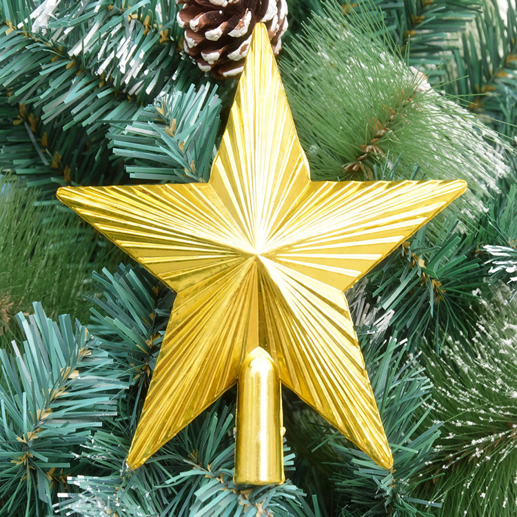 Weihnachtsbaum-Stern, Sonnen-Design, Kunststoff