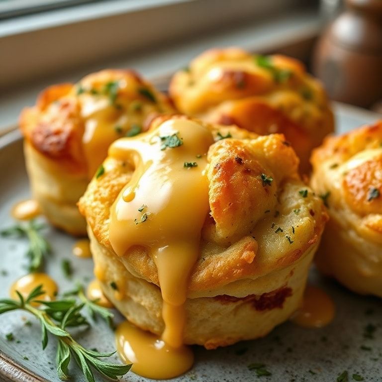 Cheesy Garlic Cruffins Perfect for Easy Dinner or Snack - Quick, Creamy, Oven‑Baked Treat finished