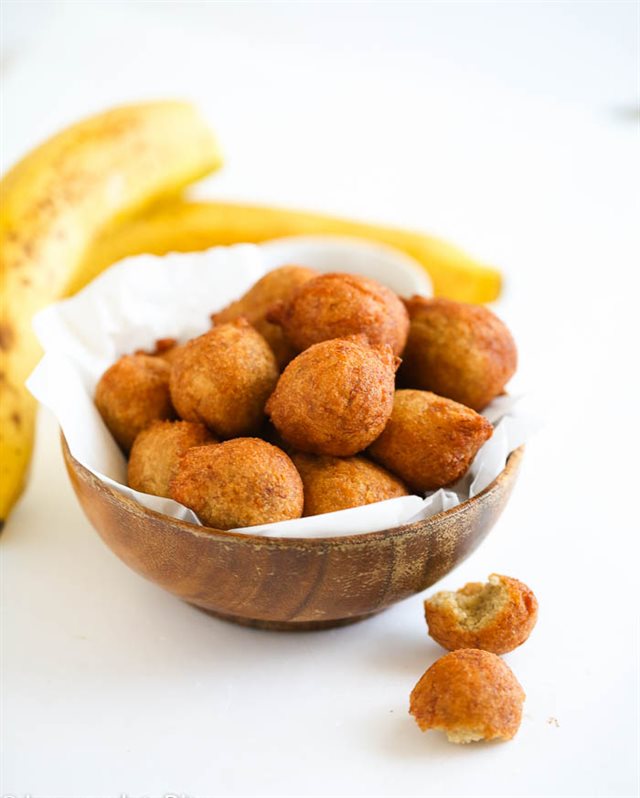 Bánh Chuối Chiên Bằng Bột Nguyên Cám