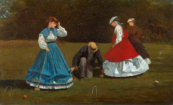 Croquet Scene 1866