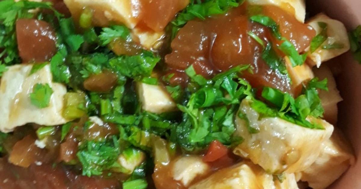 Đậu hủ sốt cà chua