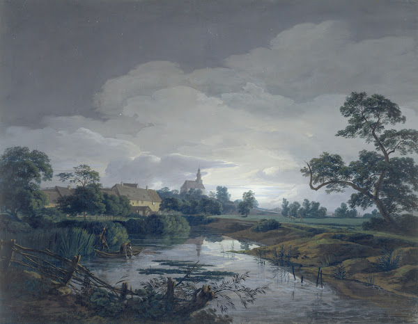 Die Mühle bei Eschersheim im Mondschein 1805
