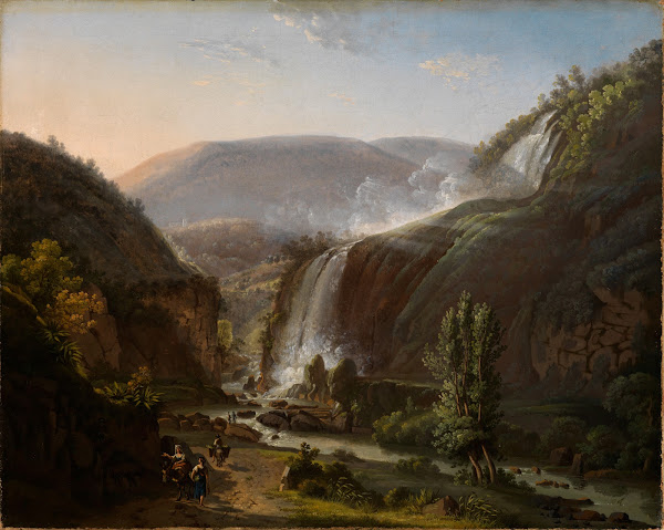 Wasserfälle bei Tivoli ca 1797