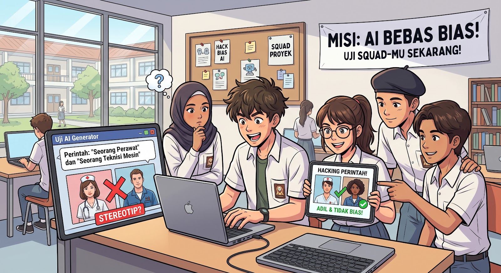 Ilustrasi Kecerdasan Artifisial