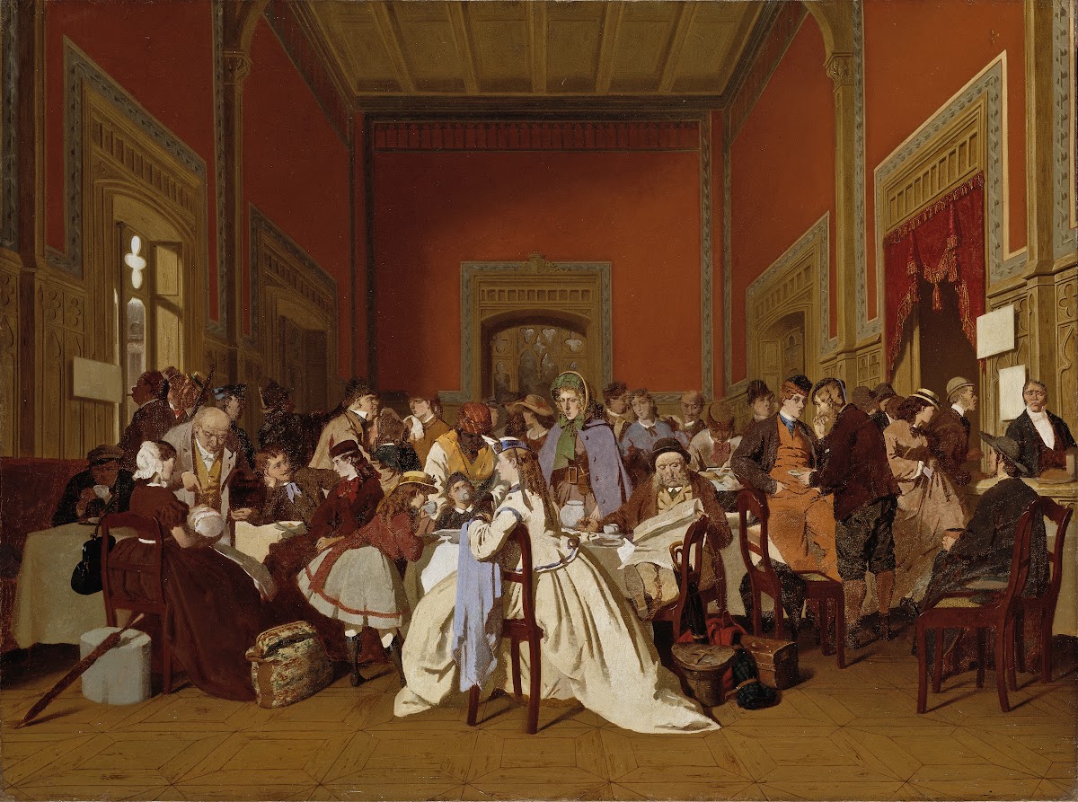 Second Class Waiting Room 1865