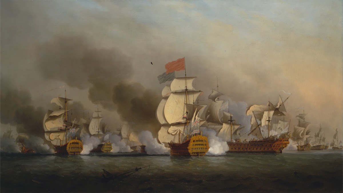 Vice Admiral Sir George Ansons Victory off Cape Finisterre 1749