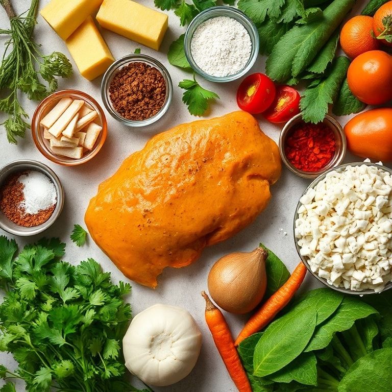 Ingredients for Authentic Jamaican Curry Chicken: A Taste of Island Comfort – Easy & Homemade