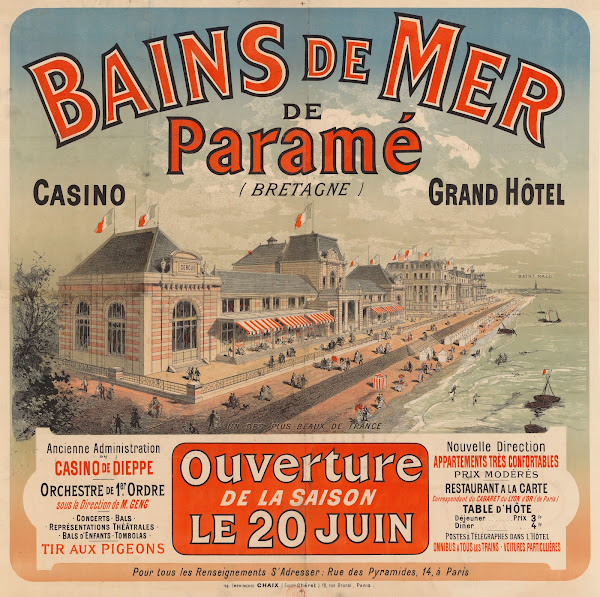 Bains de mer de Paramé Bretagne Grand Hôtel ouverture de la saison le 20 juin 18
