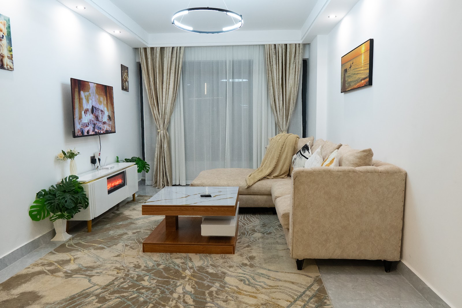 Spacious premium room setup at Mercy Luxe Haven