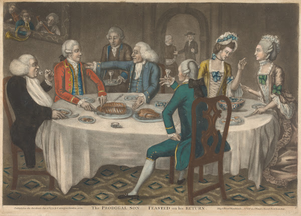 The Prodigal Son Feasted on His Return c 1775