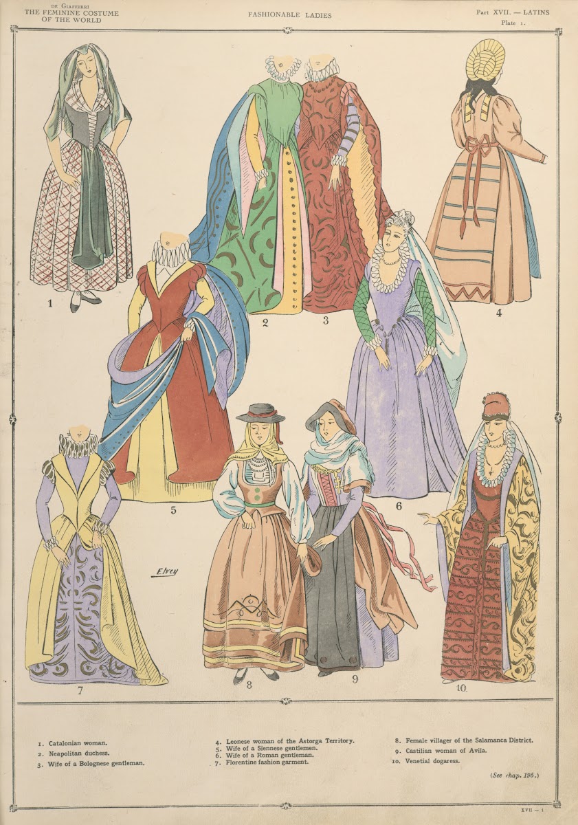 Latins  Fashionable ladies 1926 1927