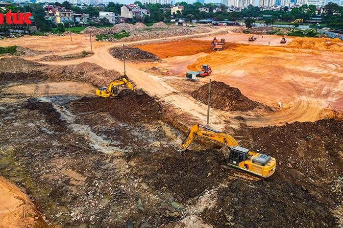 Depot Xuân Đỉnh 'lột xác' sau 6 tháng, tăng tốc thi công tuyến metro số 2 Hà Nội - Báo Tin Tức TTXVN