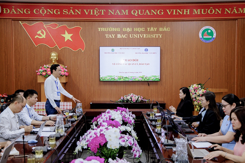Trường Đại học Tây Bắc làm việc với Trường Đại học Văn Hiến về việc thúc đẩy hợp tác đào tạo và cung ứng nhân lực quốc tế