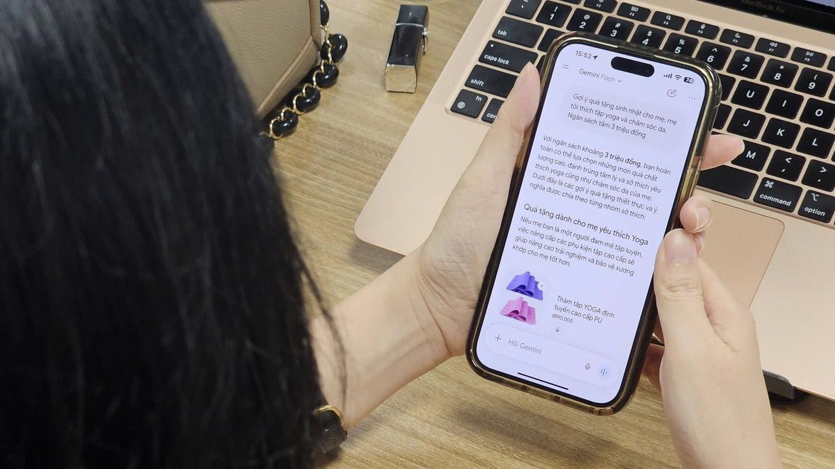 Đã có thể tìm kiếm và mua sắm ngay trên Gemini - Báo VietnamNet