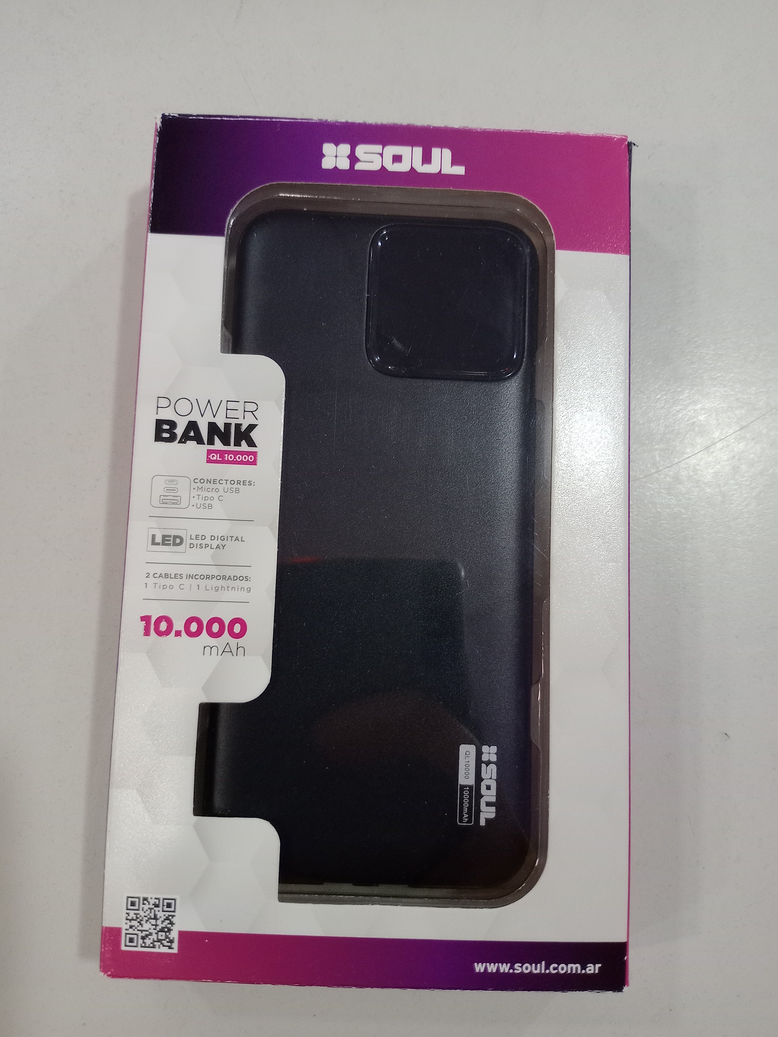 Power Bank Soul PBSQL10000 10000NAH-C/Display