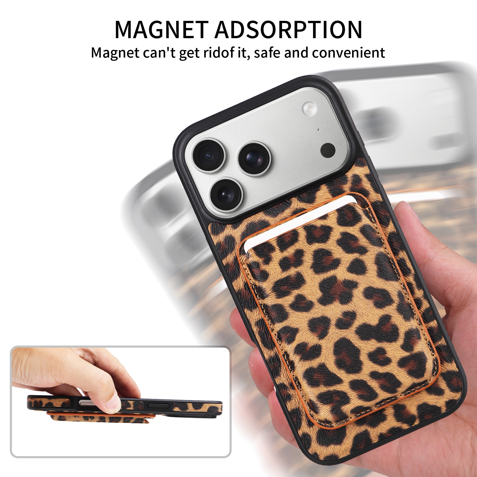 Protective case for iPhone, shockproof, with magnetic mount