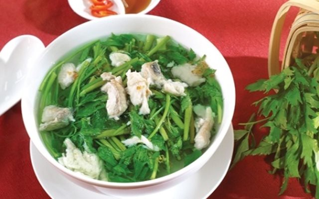 Canh Cá Lóc Rau Cần Nước