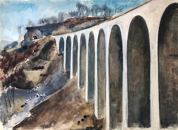 Drachenlochbrücke am Drackensteiner Hang 1938