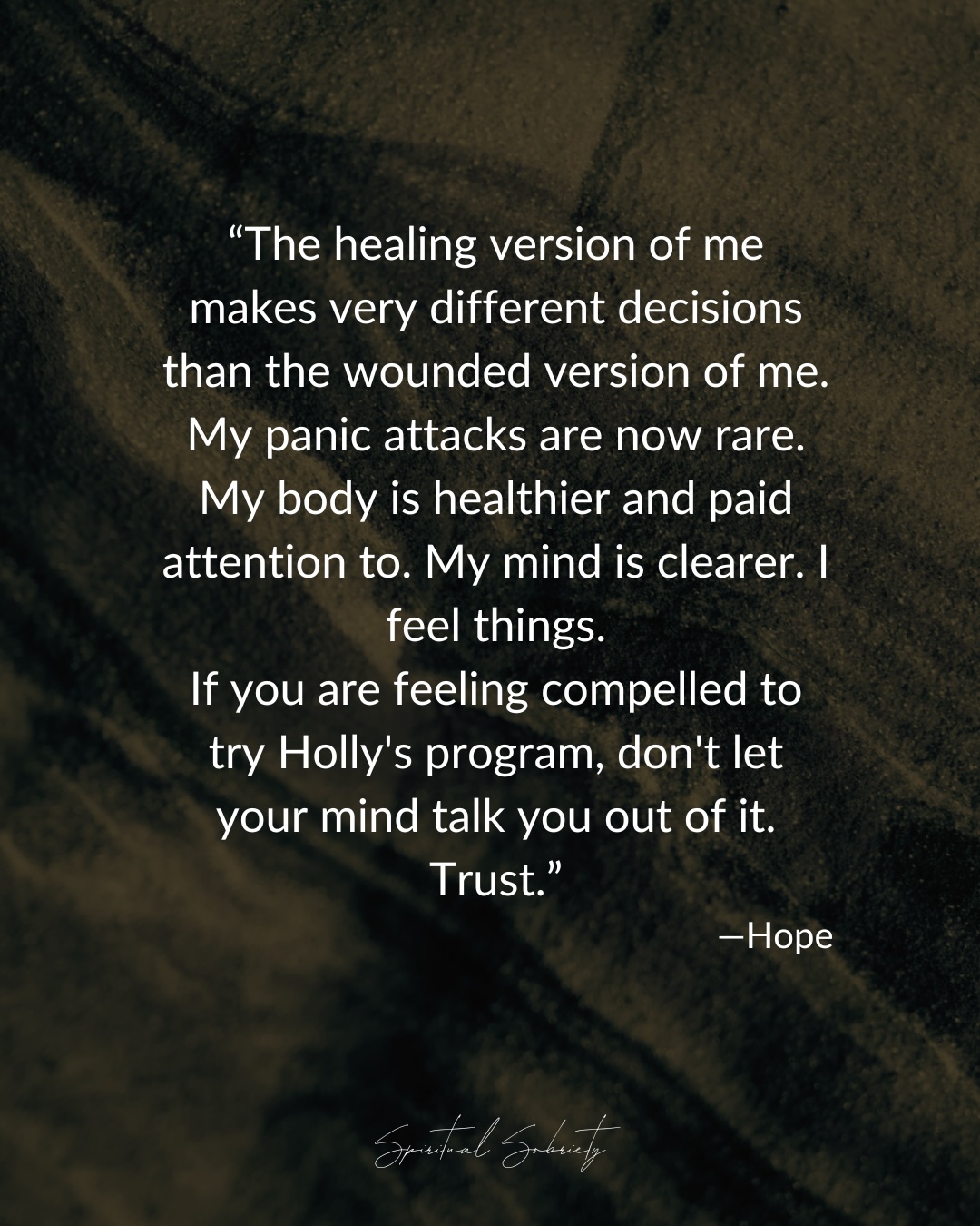 Spiritual Sobriety practitioner