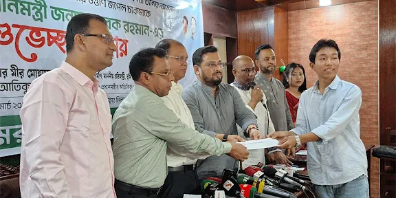 শহীদ জামালের কন্যার বিয়েতে ও কৃতি শিক্ষার্থী জপেলকে প্রধানমন্ত্রীর উপহার