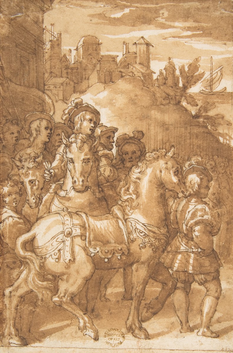 Study for the Armistice between King Francis I of France and Emperor Charles V f