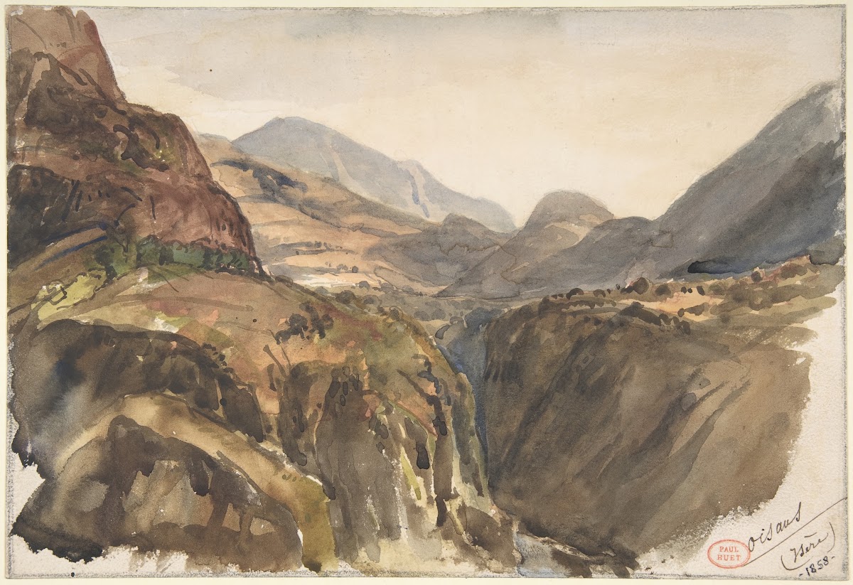 Mountain View at Oisans Isère 1858