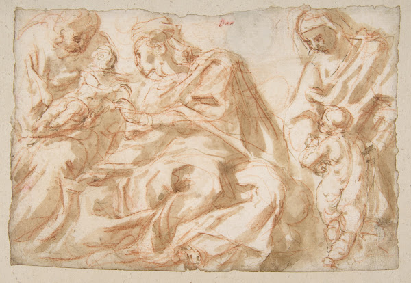 The Holy Family with Saint Elizabeth and the Infant Baptist 15601630