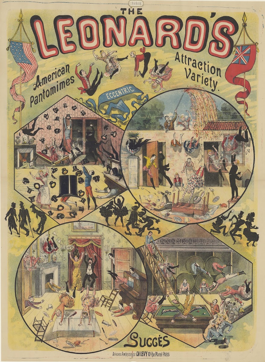 The Leonards American Pantomines Attraction Variety 1890