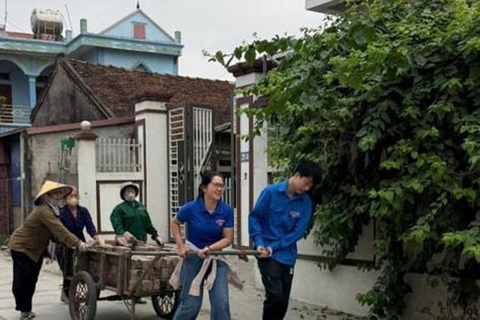 Đẩy nhanh tiến độ tuyến đường Quảng Bị - Thượng Vực - Báo Hà Nội Mới