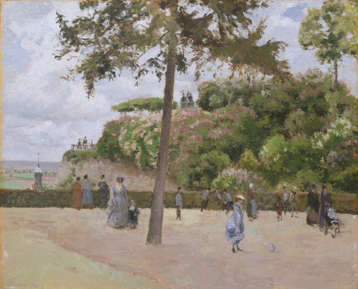 The Public Garden at Pontoise 1874