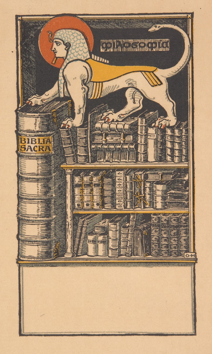 Ekslibris ślepy 1900 1910