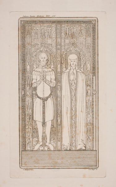 Gravplade Anders Bondesen og hustru 1826