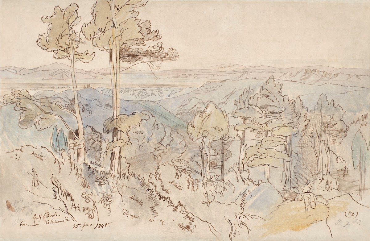 The Gulf of Brolo from near Kokkinomilia 1848