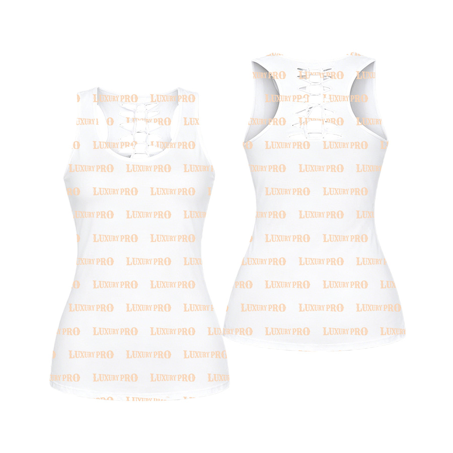 AOP GPT Knot front tank top