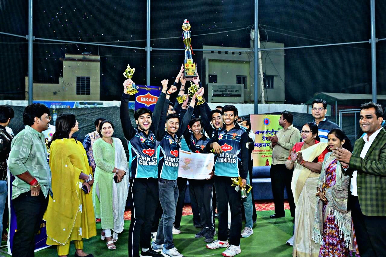 बीकाजी यूनिटी क्रिकेट टूर्नामेंट: जैन सिटी टाइटंस ने चूमी ट्राफी, फाइनल मुकाबले में खजांची वॉरियर्स पांच विकेट खोकर रही उपविजेता*