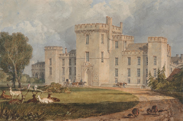 View of Hampton Court Hertefordshire from the Northwest ca 1806