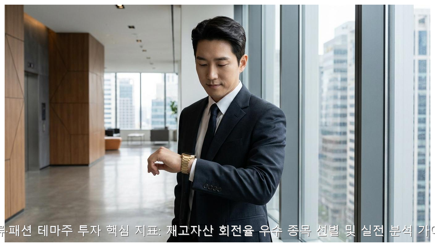 의류 패션 테마주 투자: 재고회전율 우수 종목 선별 가이드 핵심 안내 및 분석 인포그래픽 (4)