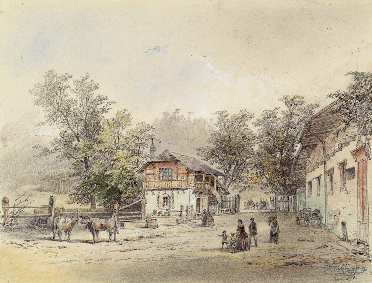 Die Meierei in der Vorderbrühl bei Wien 1870
