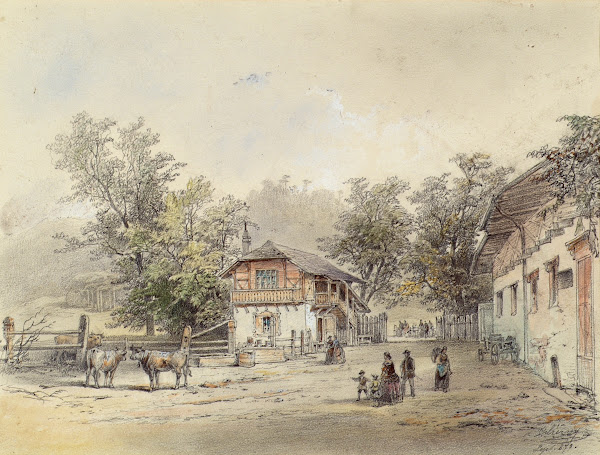 Die Meierei in der Vorderbrühl bei Wien 1870