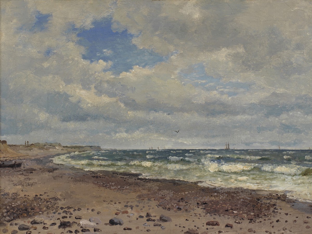 A Beach with Dunes The West Coast of Jutland 1843