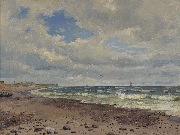 A Beach with Dunes The West Coast of Jutland 1843