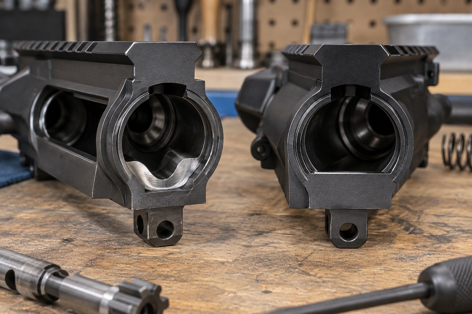 M4 Feed Ramps vs Standard Rifle Feed Ramps: Why the Cut Matters