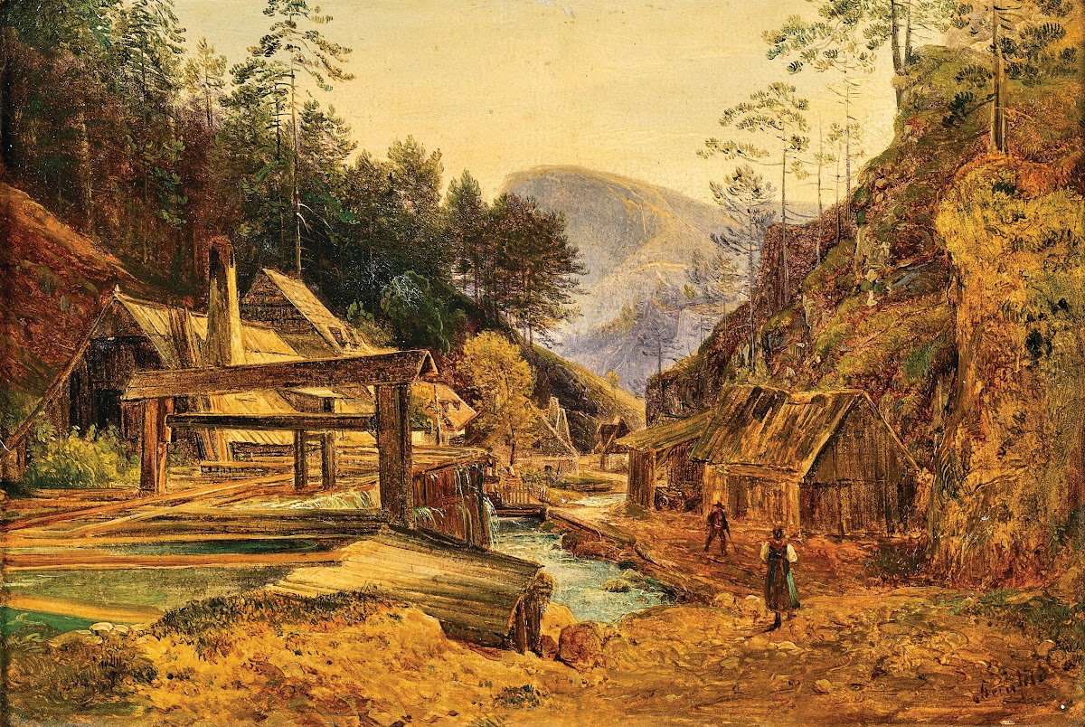 A Landscape with a Hammer Mill
