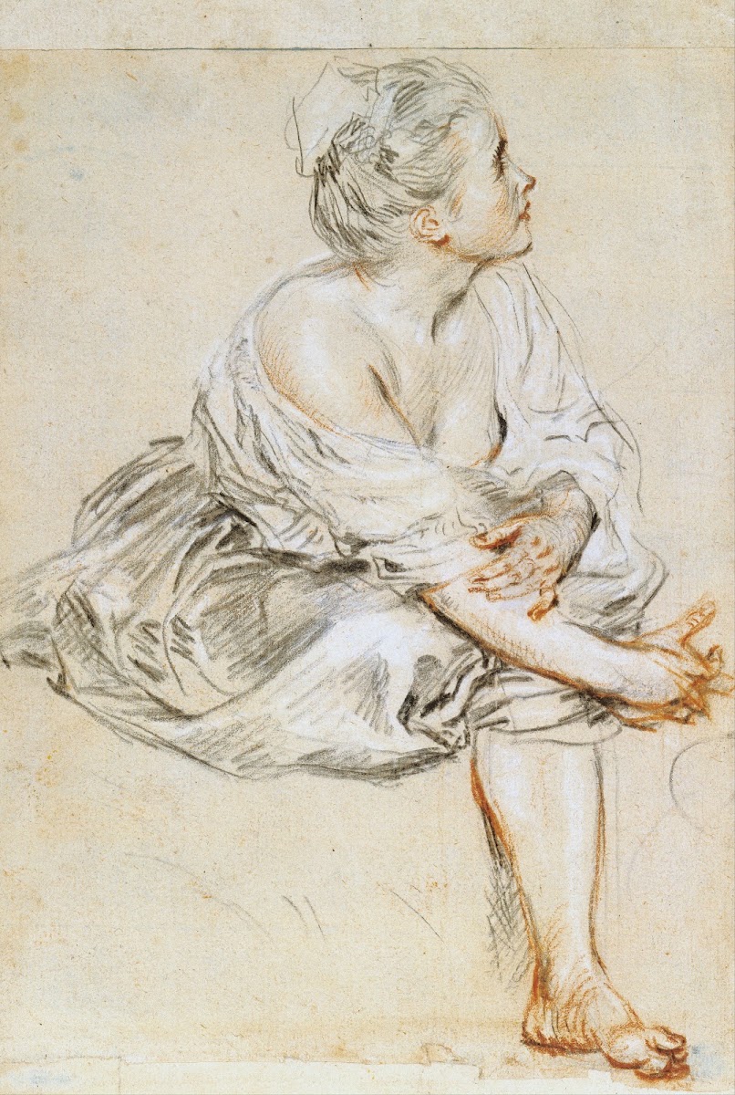 Seated Young Woman 1715 1717