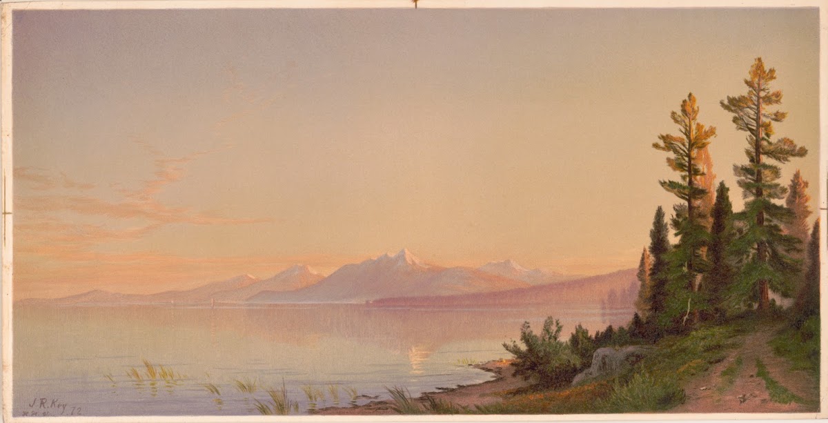 Lake Tahoe looking southwest 1874